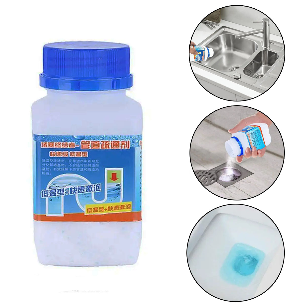 Limpiador  Drenaje Destaqueador En Polvo